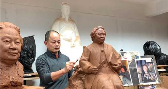 活动 | 吴德强大师精心创作 谢希德雕塑在石狮落成揭幕