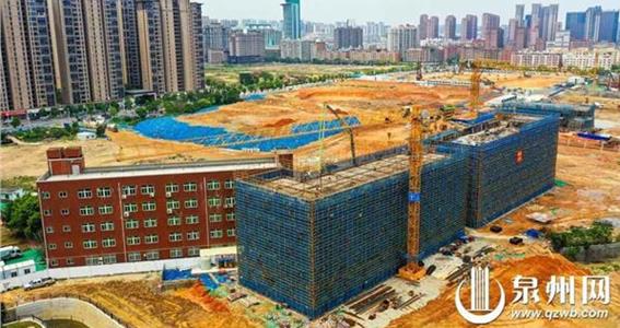 石狮第七实验小学前坑校区一期主体封顶